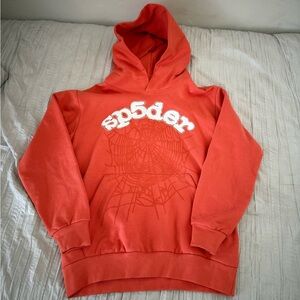 Orange Sp5der Hoodie